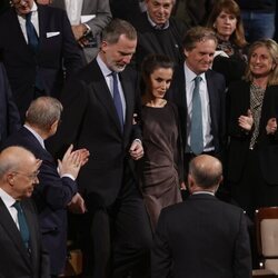 Los Reyes Felipe y Letizia, cogidos del brazo en el XXI Concierto 'In Memoriam' Víctimas del Terrorismo