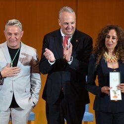 Alejandro Sanz y Rosario Flores en el evento de Hijos Predilectos de Cádiz