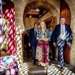 Máxima de Holanda en la medina de Rabat