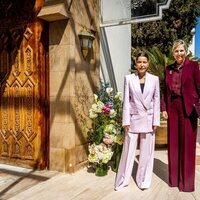 Máxima de Holanda y Lalla Meryem de Marruecos en Rabat