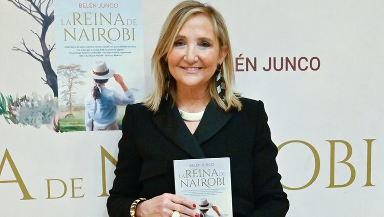 Belén Junco en la presentación de su novela 'La reina de Nairobi'