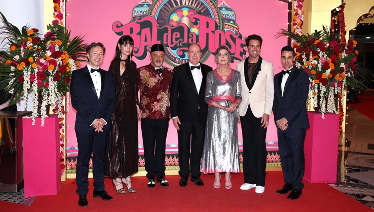 Zuleika Penniman, Stéphane Bern, Christian Louboutin, Alberto y Carolina de Mónaco, Mika y Yori Bailleres