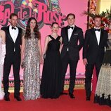 Carlota Casiraghi, Andrea Casiraghi, Tatiana Santo Domingo, Alexandra de Hannover, Ben Sylvester Strautmann, Pierre Casiraghi y Beatrice Borromeo