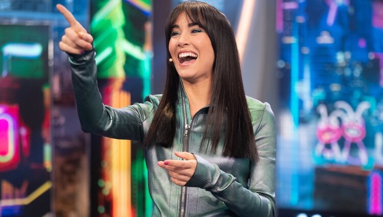 Aitana Ocaña en 'El Hormiguero' muy sonriente