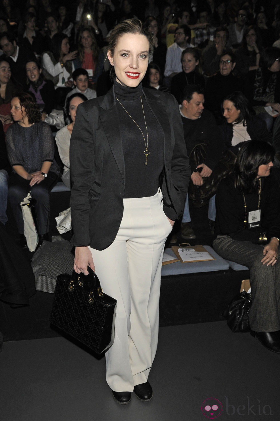 Carolina Bang en el desfile de Sita Murt en Madrid Fashion Week