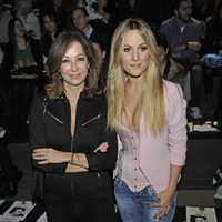 Ana Rosa Quintana y Edurne en el desfile de Martin Lamothe y Maya Hanen en la Madrid Fashion Week