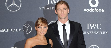 Elsa Pataky y Chris Hemsworth en los Premios Laureus 2012