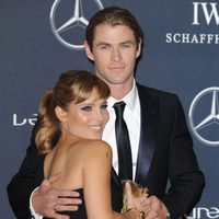 Elsa Pataky y Chris Hemsworth, muy acaramelados en los Premios Laureus 2012