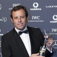 Sandro Rosell en los Premios Laureus 2012