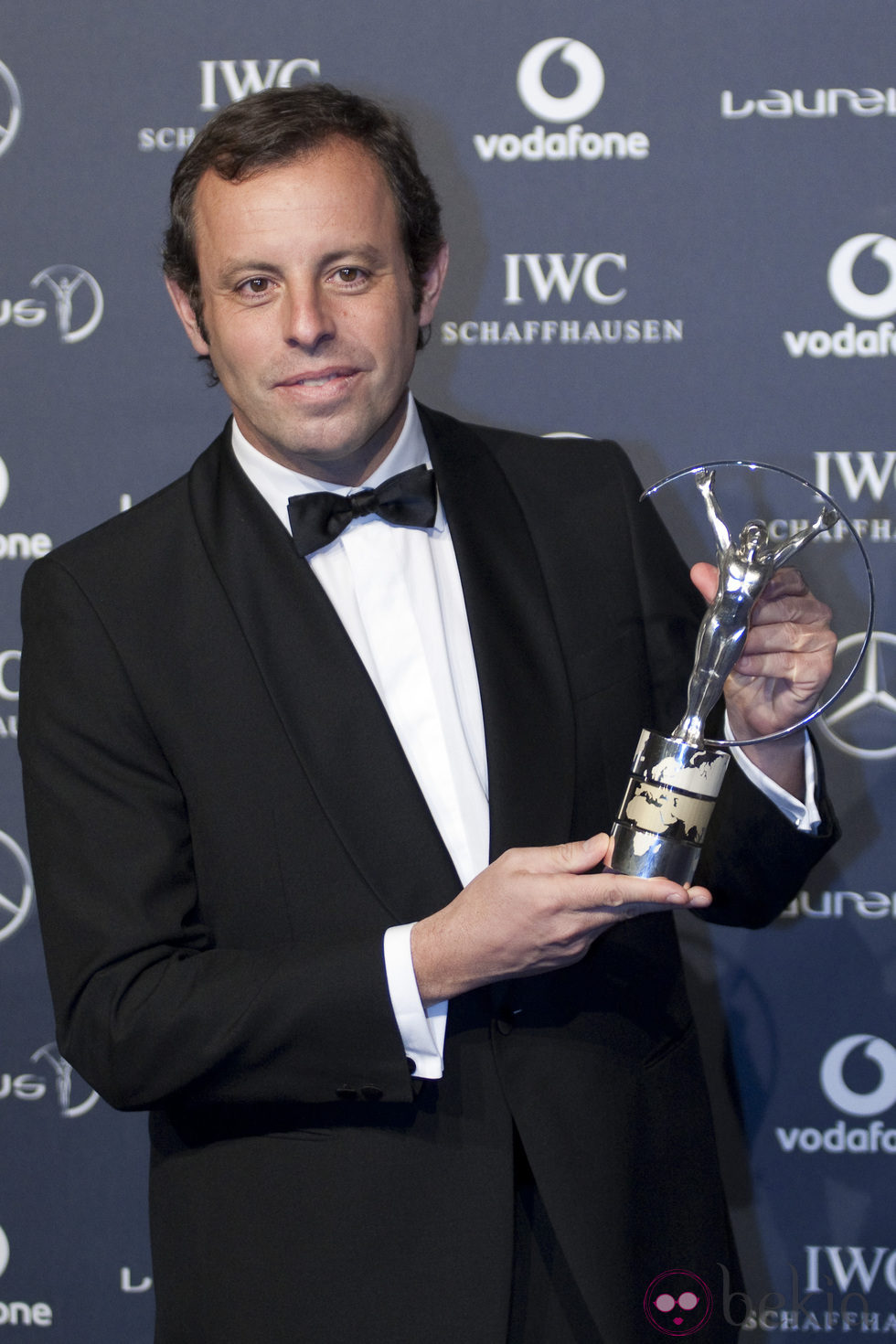 Sandro Rosell en los Premios Laureus 2012