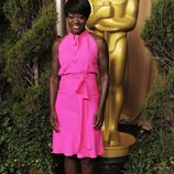 Viola Davis en la comida de los nominados a los Oscar 2012