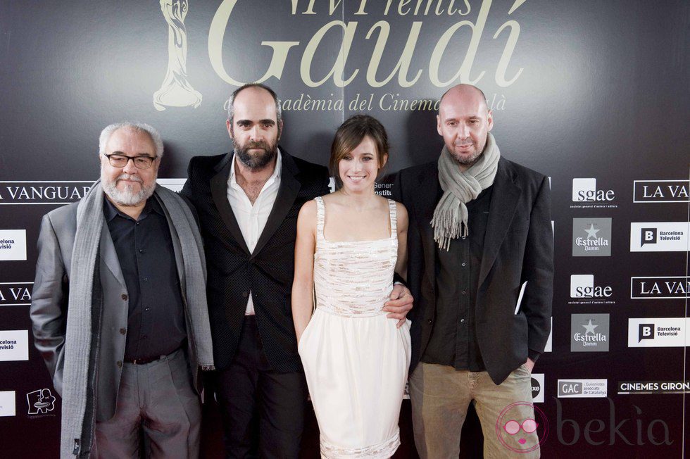 Luis Tosar y Marta Etura en los Premios Gaudí 2012