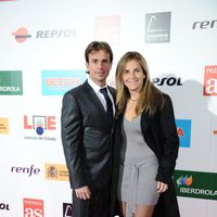 Arantxa Sánchez Vicario y José Santacana