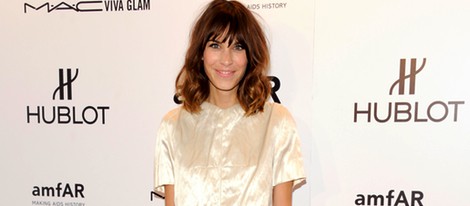 Alexa Chung en la gala amfAR de Nueva York