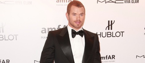 Kellan Lutz en la gala amfAR celebrada en Nueva York