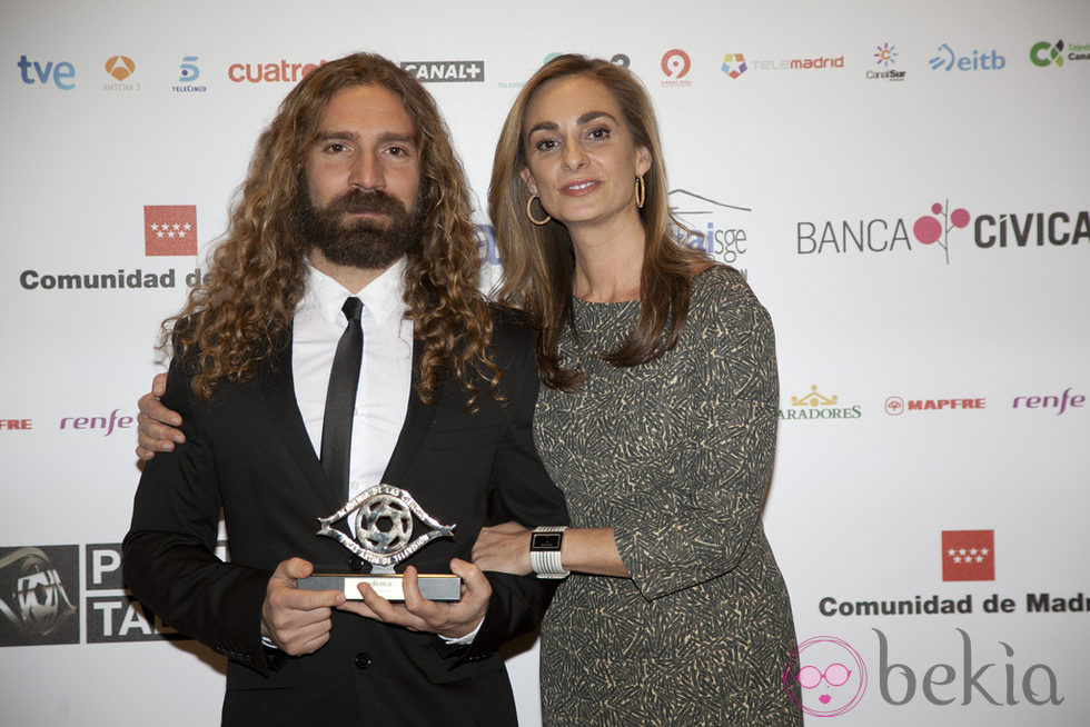 Mario Moros y Marta Reyero en los Premios Talento 2012