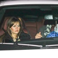 Kiko Rivera y Jessica Bueno en el interior de su coche