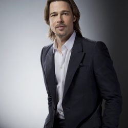 Retrato de Brad Pitt, nominado a Mejor Actor por 'Moneyball'