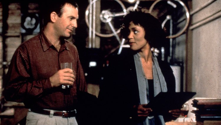 Whitney Houston y Kevin Costner en 'El Guardaespaldas'