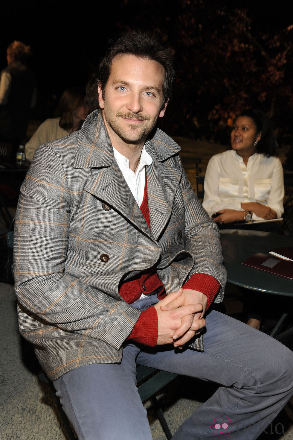 Bradley Cooper en el desfile de Tommy Hilfiger