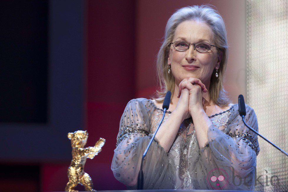 Meryl Streep recoge el Oso de Oro honorífico en la Berlinale 