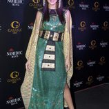 Noelia López en la fiesta de disfraces de Gabanna