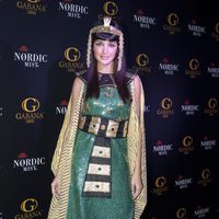 Noelia López en la fiesta de disfraces de Gabanna