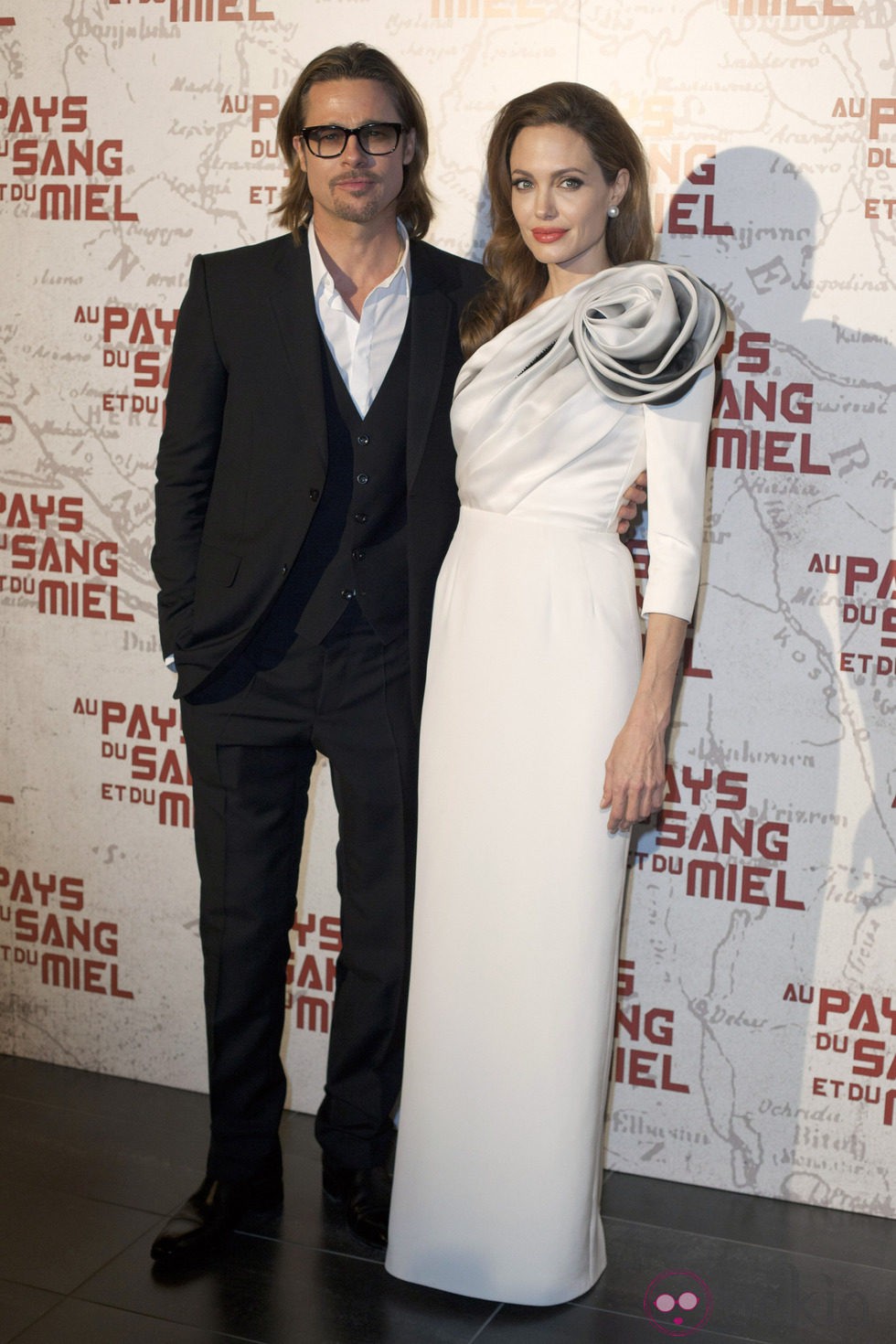 Angelina Jolie y Brad Pitt en París