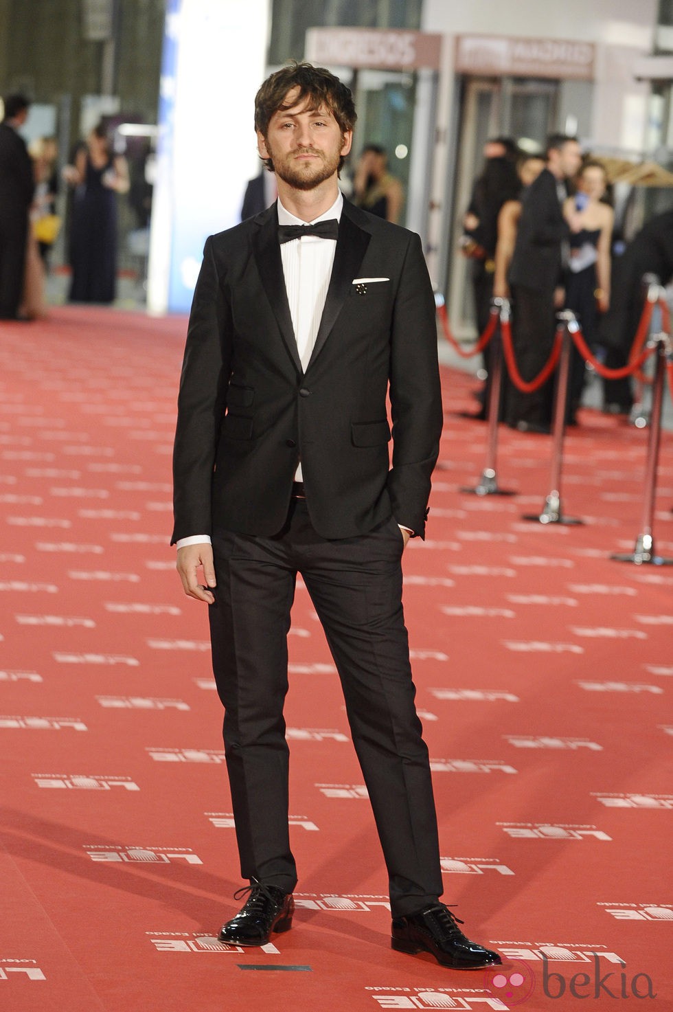 Raúl Arévalo en la alfombra roja de los Goya 2012