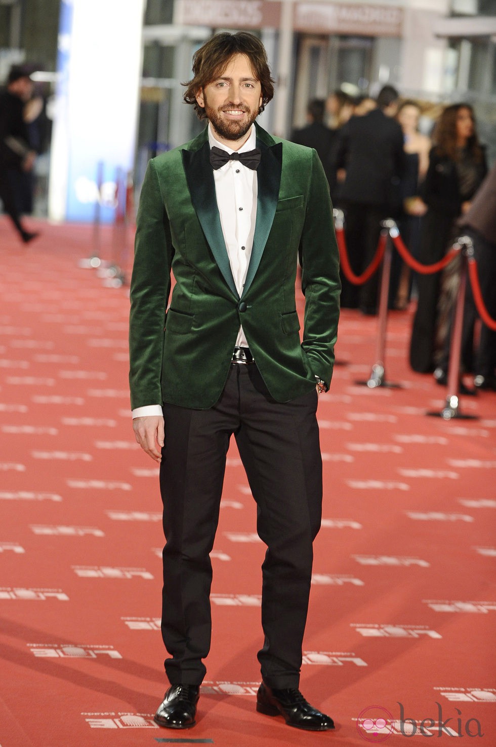 Daniel Sánchez Arévalo en la alfombra roja de los Goya 2012