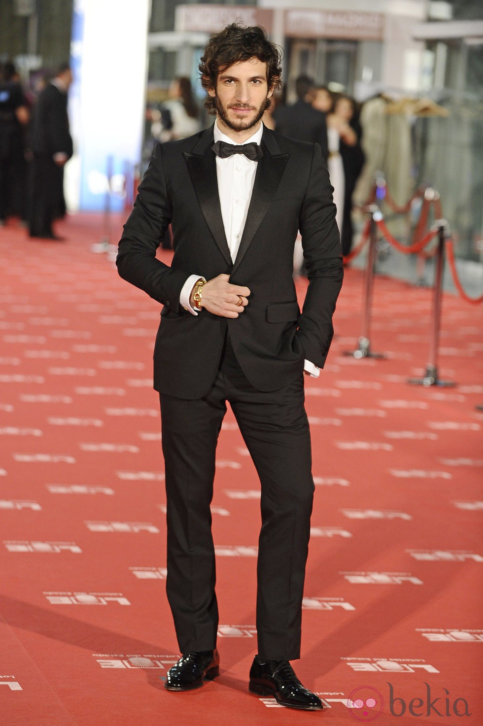 Quim Gutierrez en la alfombra roja de los Goya 2012