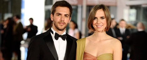 Marc Clotet y Aina Clotet en la alfombra roja de los Goya 2012