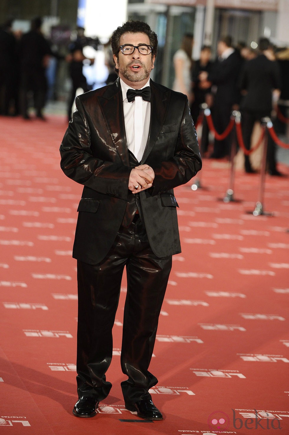 Agustín Jimenez en la alfombra roja de los Goya 2012