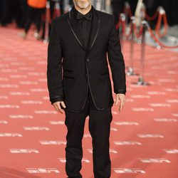 Javier Gutierrez en la alfombra roja de los Goya 2012