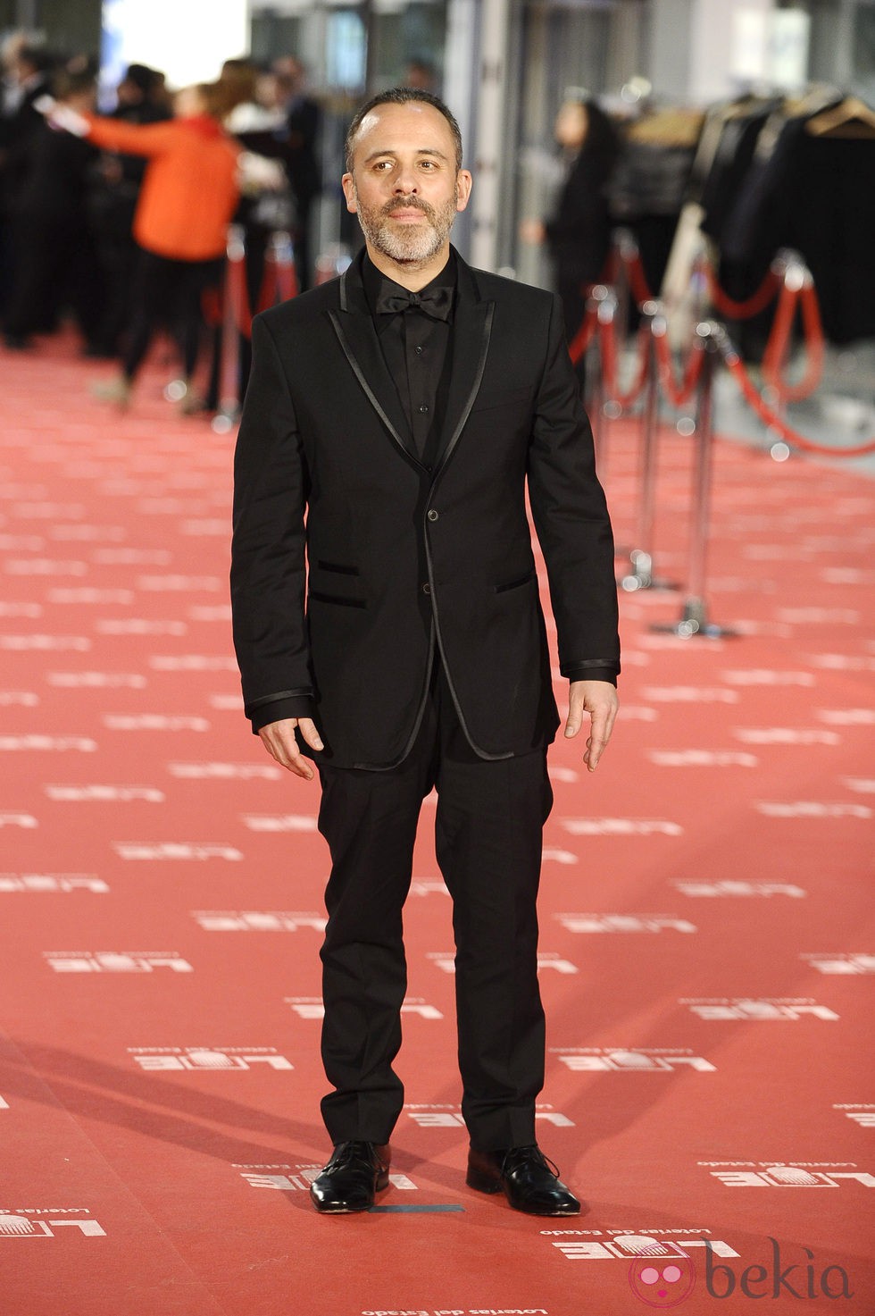 Javier Gutierrez en la alfombra roja de los Goya 2012