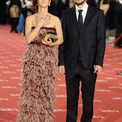 Marta Belenguer en la alfombra roja de los Goya 2012