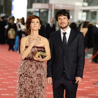 Marta Belenguer en la alfombra roja de los Goya 2012