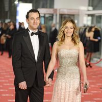 María Adánez y David Murphy en la alfombra roja de los Goya 2012