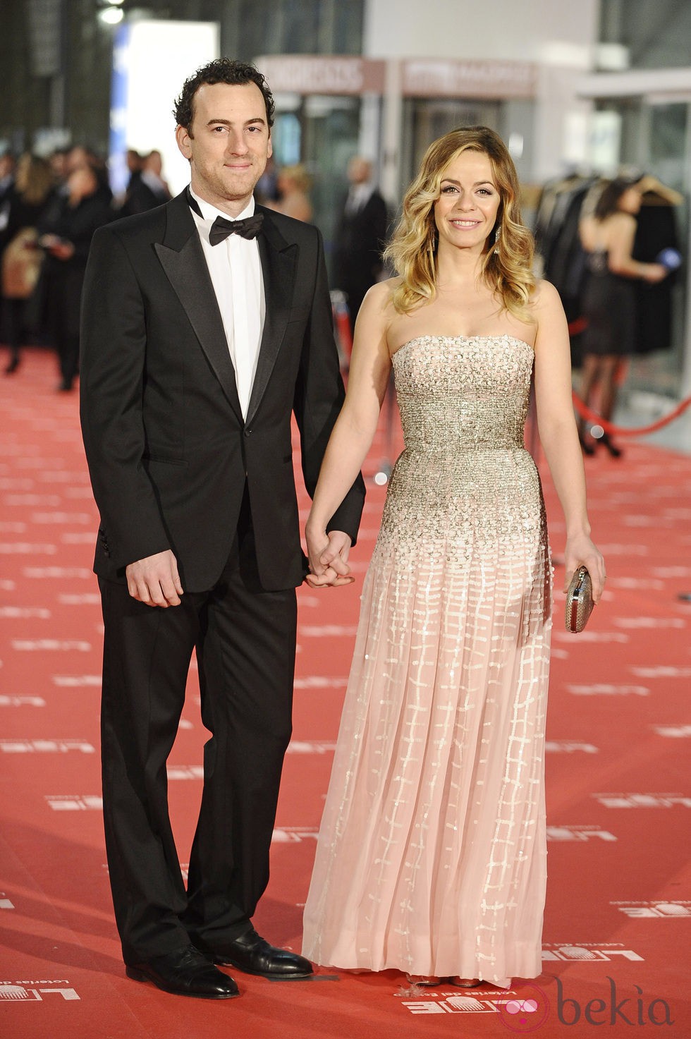 María Adánez y David Murphy en la alfombra roja de los Goya 2012