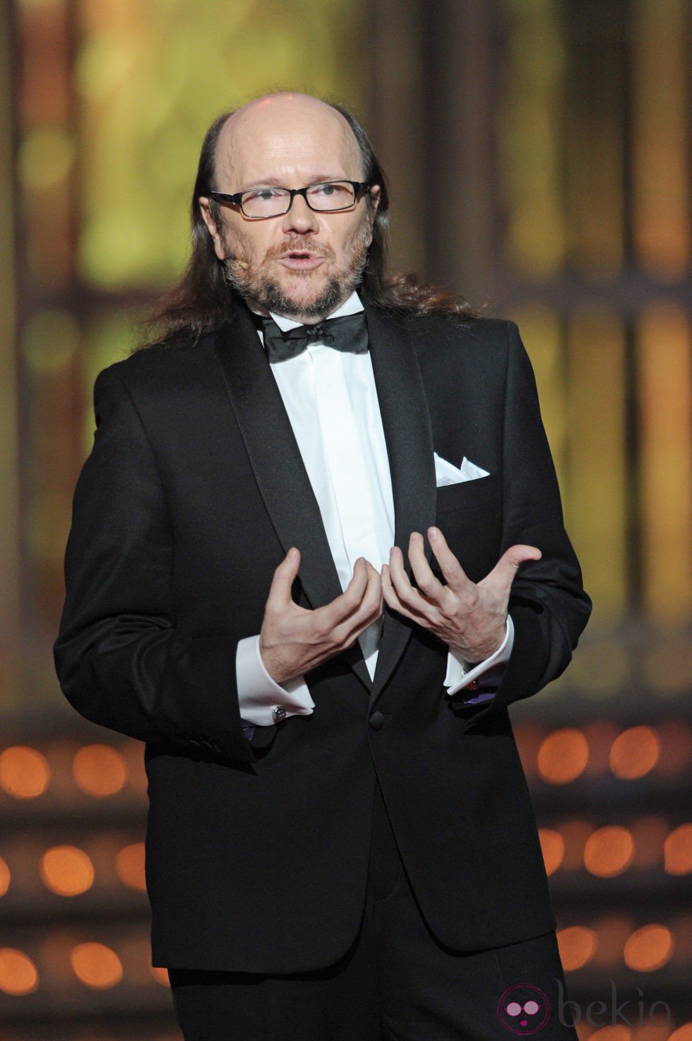 Santiago Segura durante la gala de los Premios Goya 2012