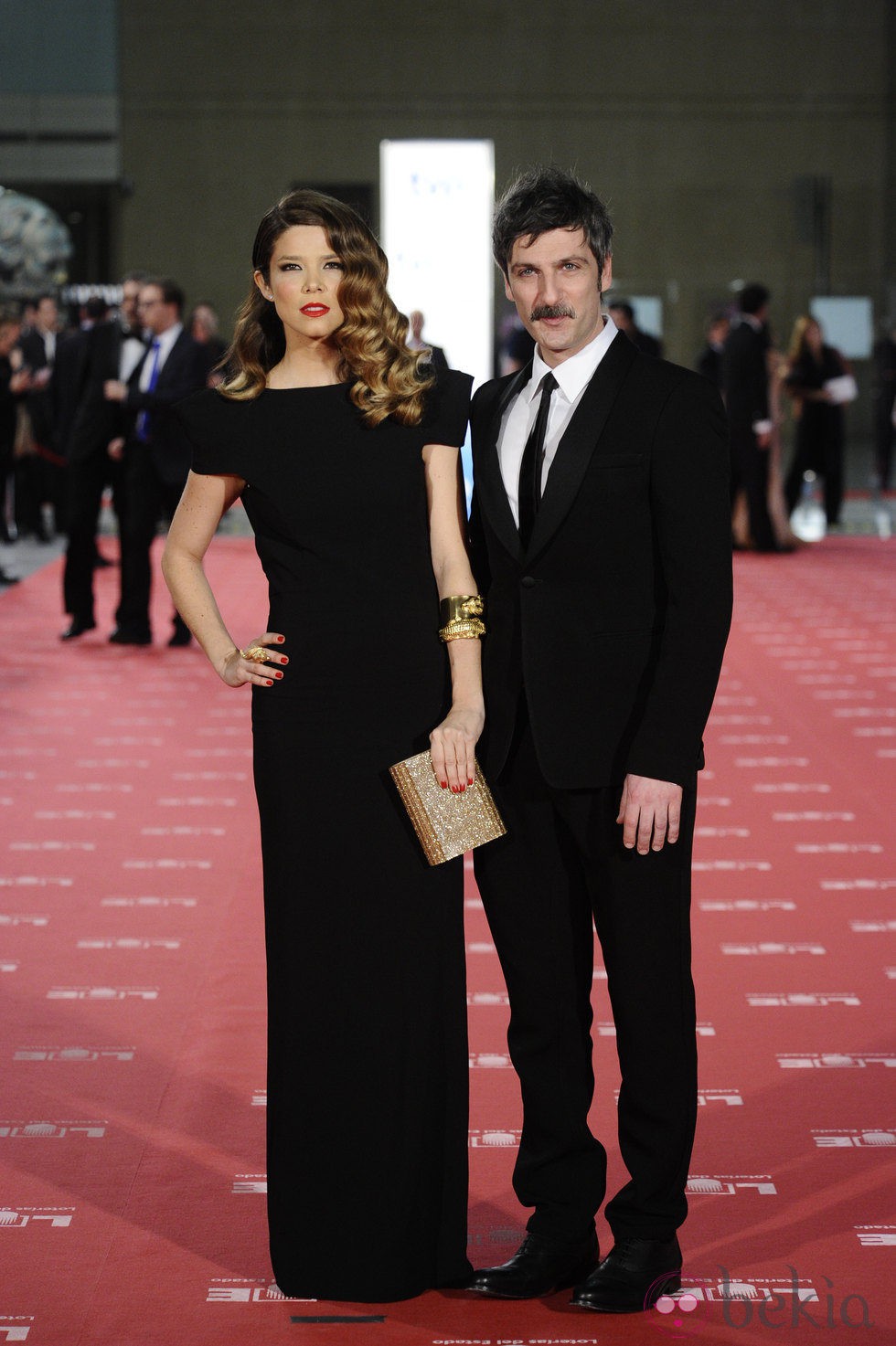 Juana Acosta y Ernesto Alterio en la alfombra roja de los Goya 2012