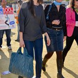 Eva González en una corrida de toros celebrada en Utrera