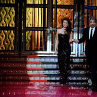 Angie Cepeda y Ricardo Darín en la gala de los Goya 2012