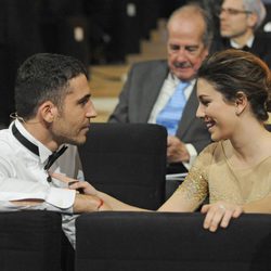 Blanca Suárez y Miguel Ángel Silvestre en la gala de los Goya 2012