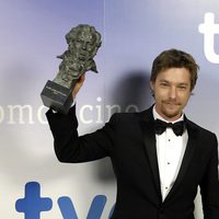 Jan Cornet posa con su Premio Goya 2012