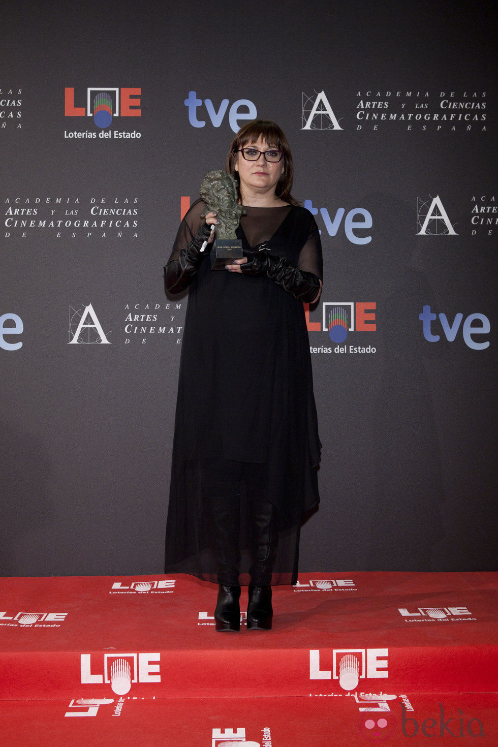 Isabel Coixet posa con su Goya 2012