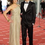 Lucía Jiménez y Benito Sagredo en la alfombra roja de los Goya 2012