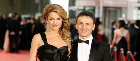 José Mota y Patricia Rivas en la alfombra roja de los Goya 2012