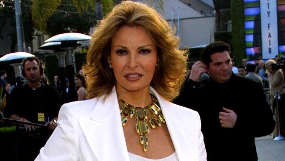 Raquel Welch en la fiesta de Vanity Fair de los Premios Oscar 2007