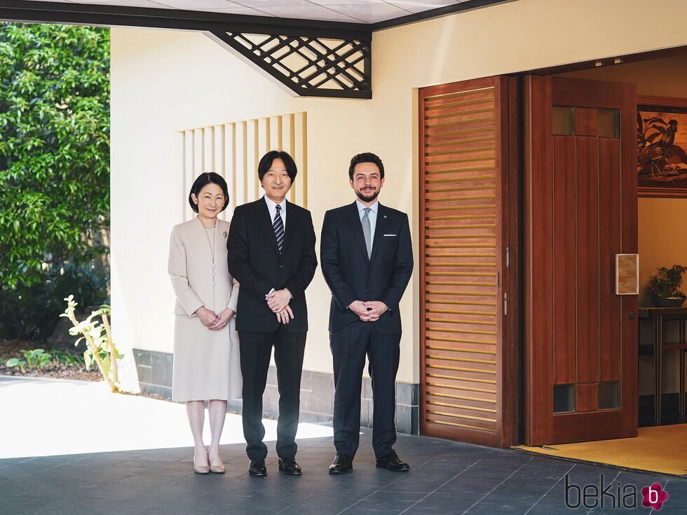 Akishino y Kiko de Japón y Hussein de Jordania